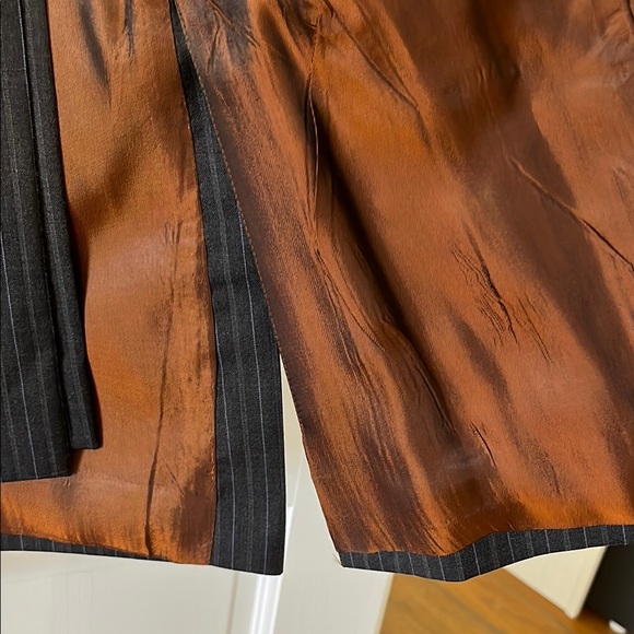 Ben Sherman Black Wool Suit Jacket Windowpane Design - Picture 6 of 16